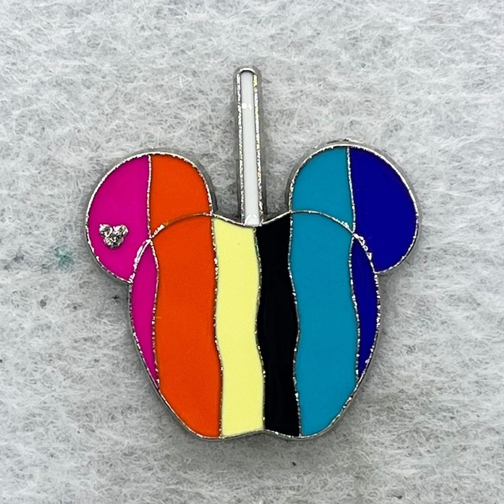 🔮 5/$25 Disney Pride Rainbow Mickey Candy Apple Pin